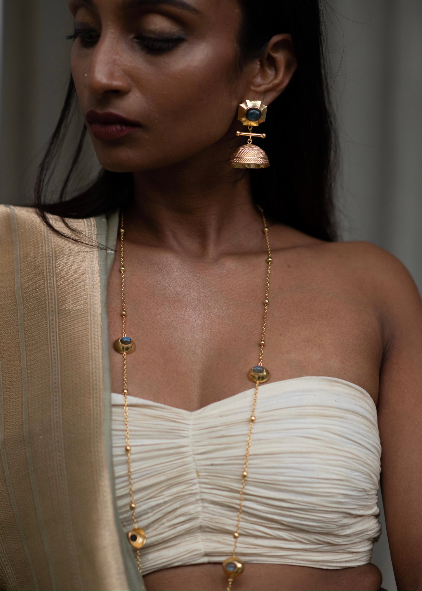 Marrakech Jhumka Earrings (Detachable)