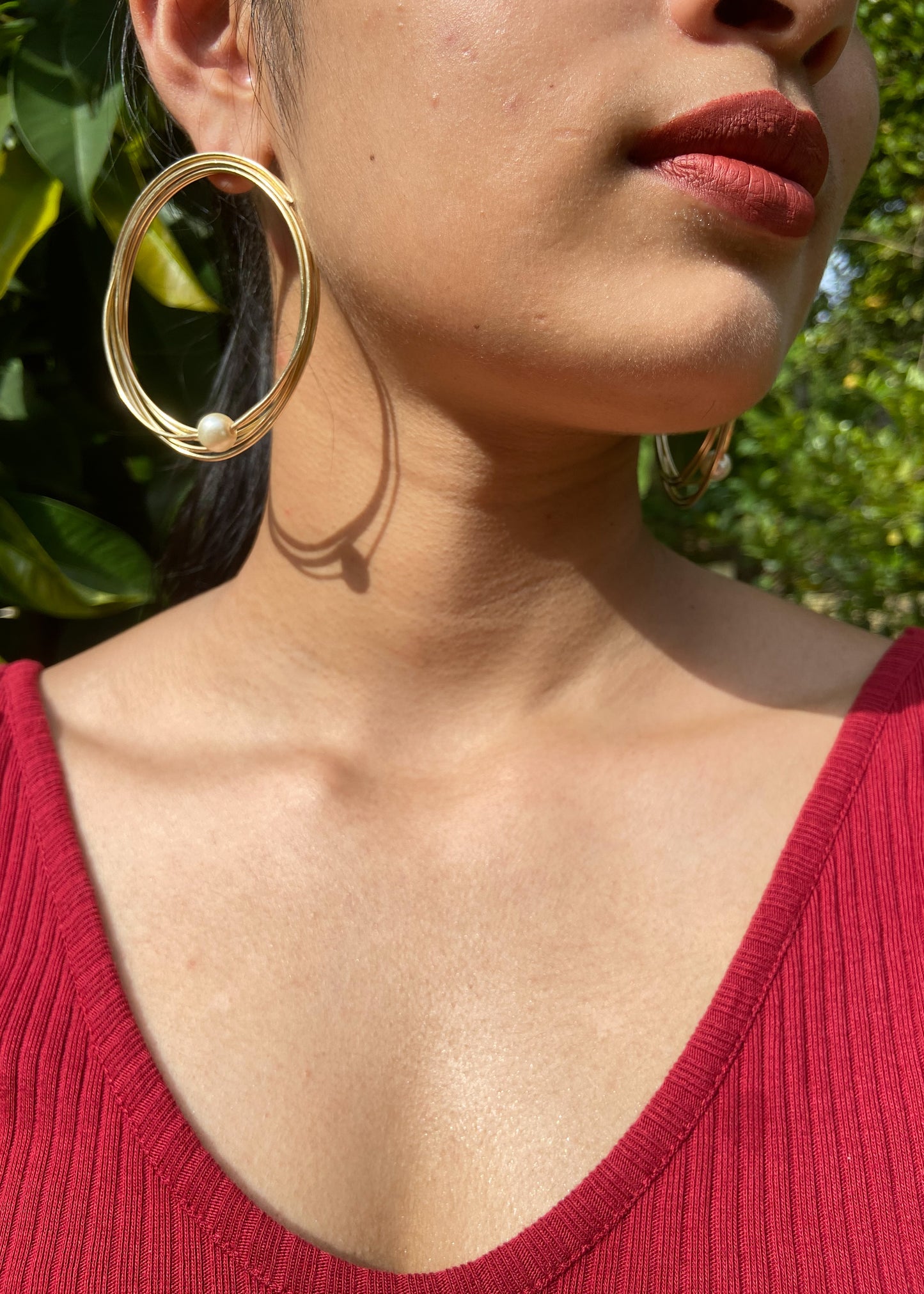 Orbit Pearl Studs