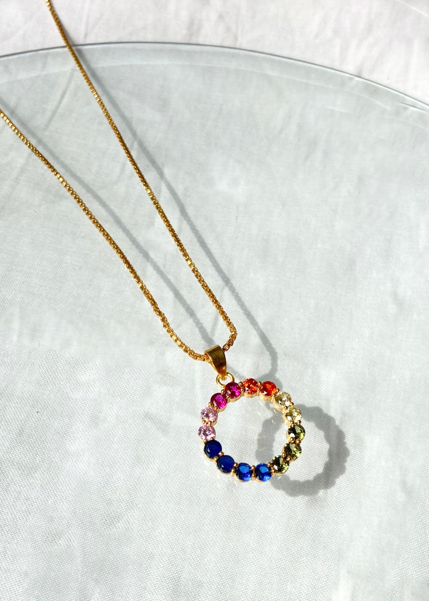 Rainbow Pendant necklace