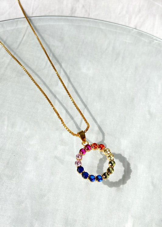 Rainbow Pendant necklace
