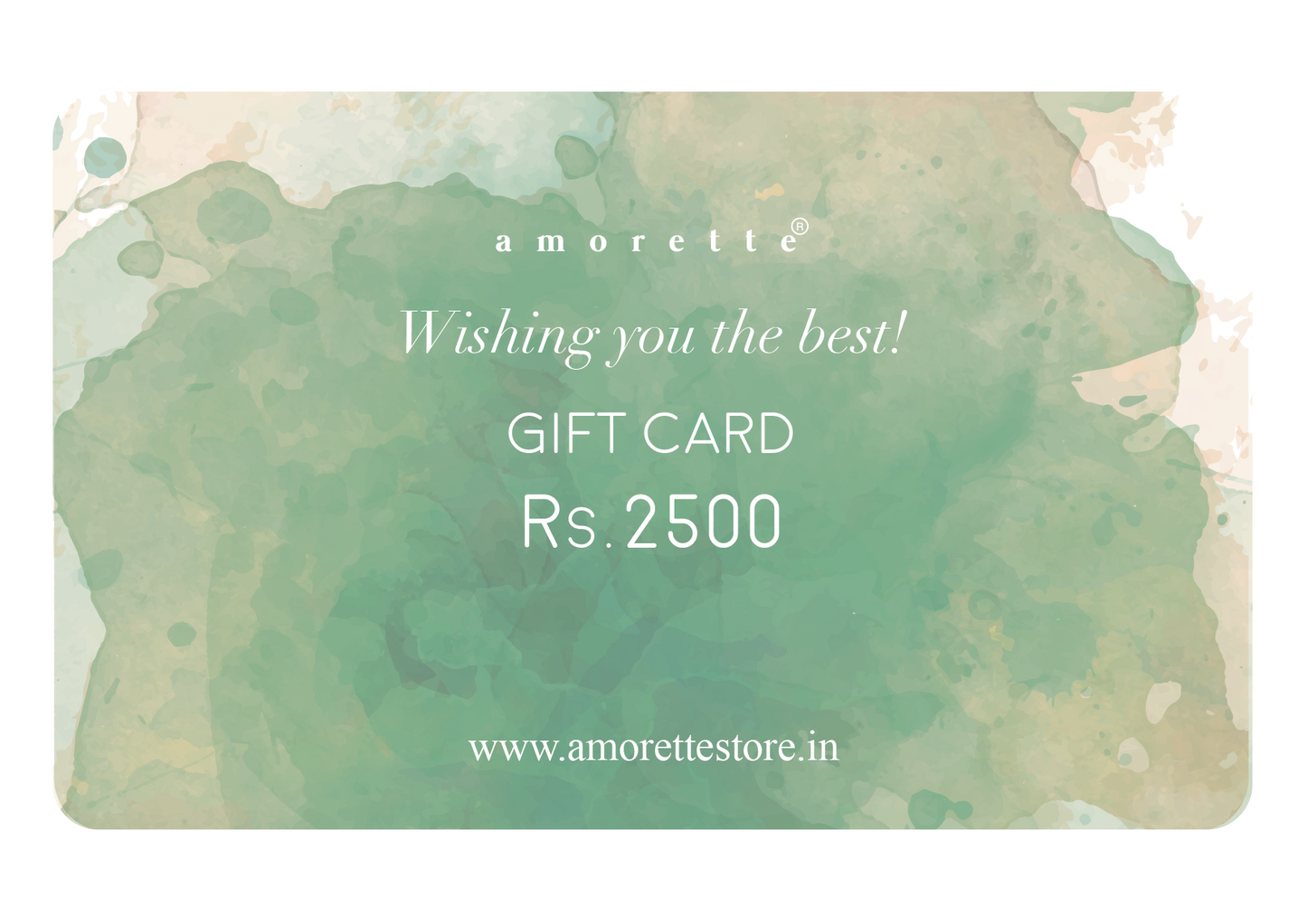 Amorette Store Gift Card (INR 2500)