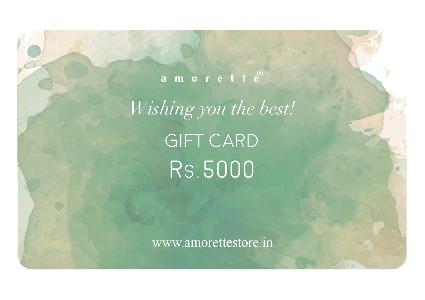 Amorette Store Gift Card (INR 5000)
