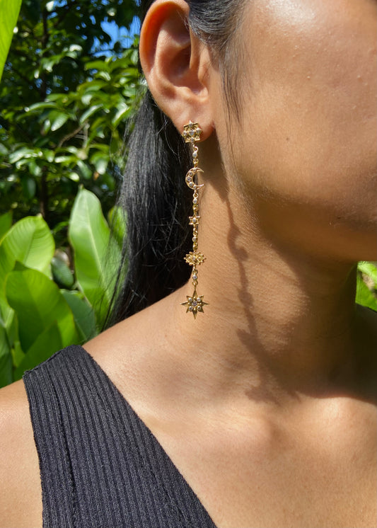 Night sky Earrings
